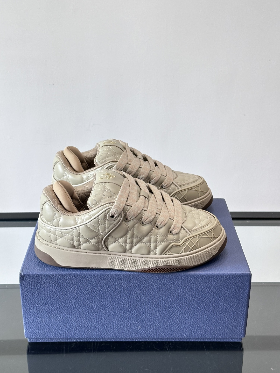 Dior B9S 藤格纹滑板鞋Dior × ERL联名B9S藤格纹滑板鞋，全球限量470双，2023春夏