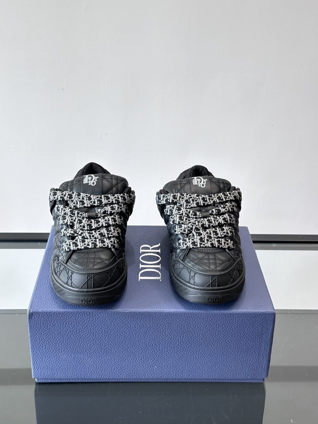 Dior B9S 藤格纹滑板鞋Dior × ERL联名B9S藤格纹滑板鞋，全球限量470双，2023春夏