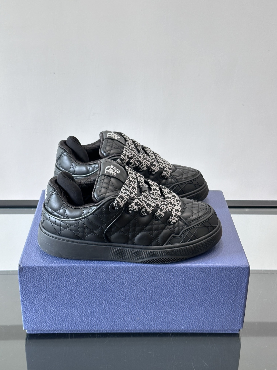 Dior B9S 藤格纹滑板鞋Dior × ERL联名B9S藤格纹滑板鞋，全球限量470双，2023春夏