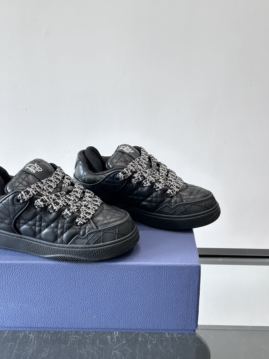 Dior B9S 藤格纹滑板鞋Dior × ERL联名B9S藤格纹滑板鞋，全球限量470双，2023春夏