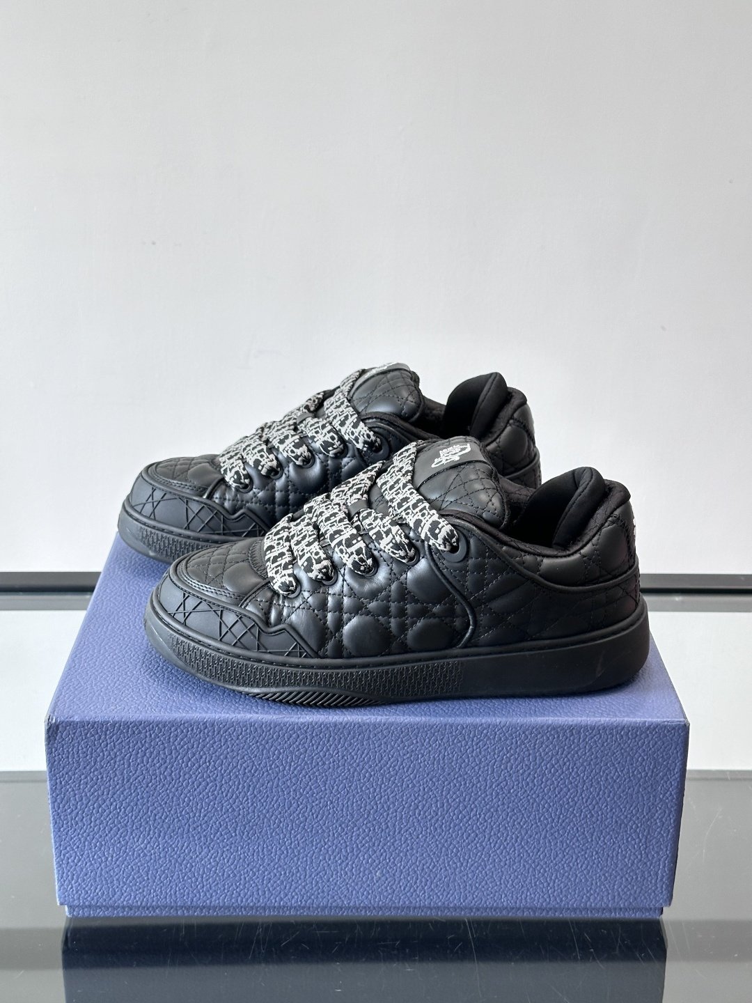 Dior B9S 藤格纹滑板鞋Dior × ERL联名B9S藤格纹滑板鞋，全球限量470双，2023春夏