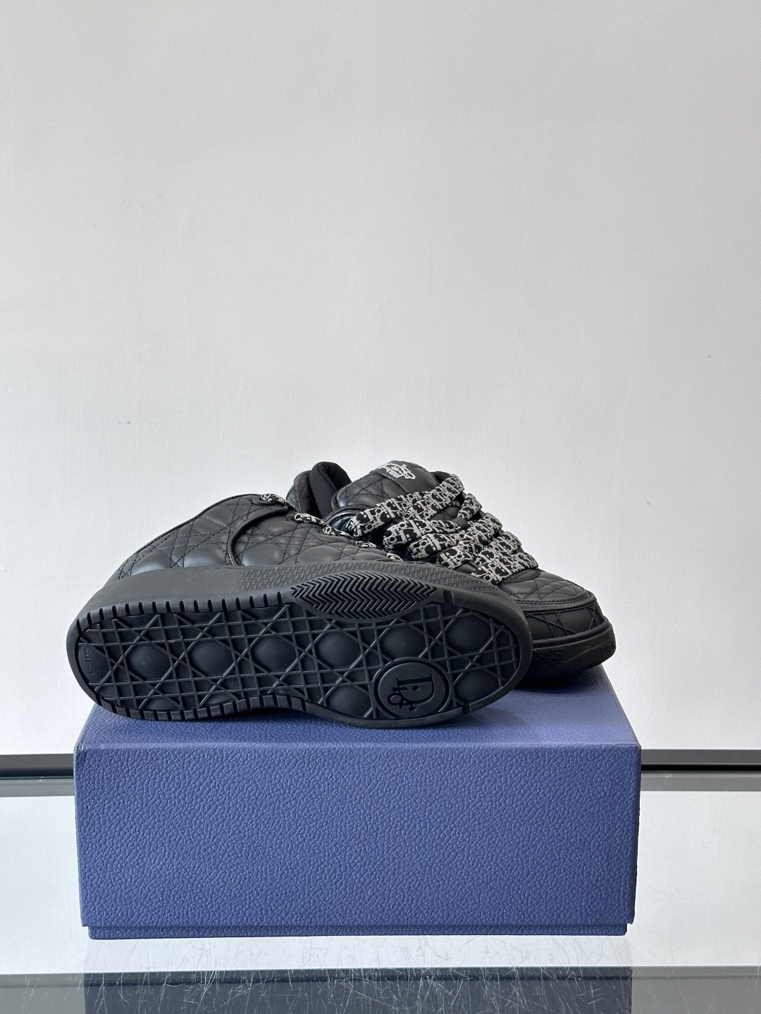 Dior B9S 藤格纹滑板鞋Dior × ERL联名B9S藤格纹滑板鞋，全球限量470双，2023春夏