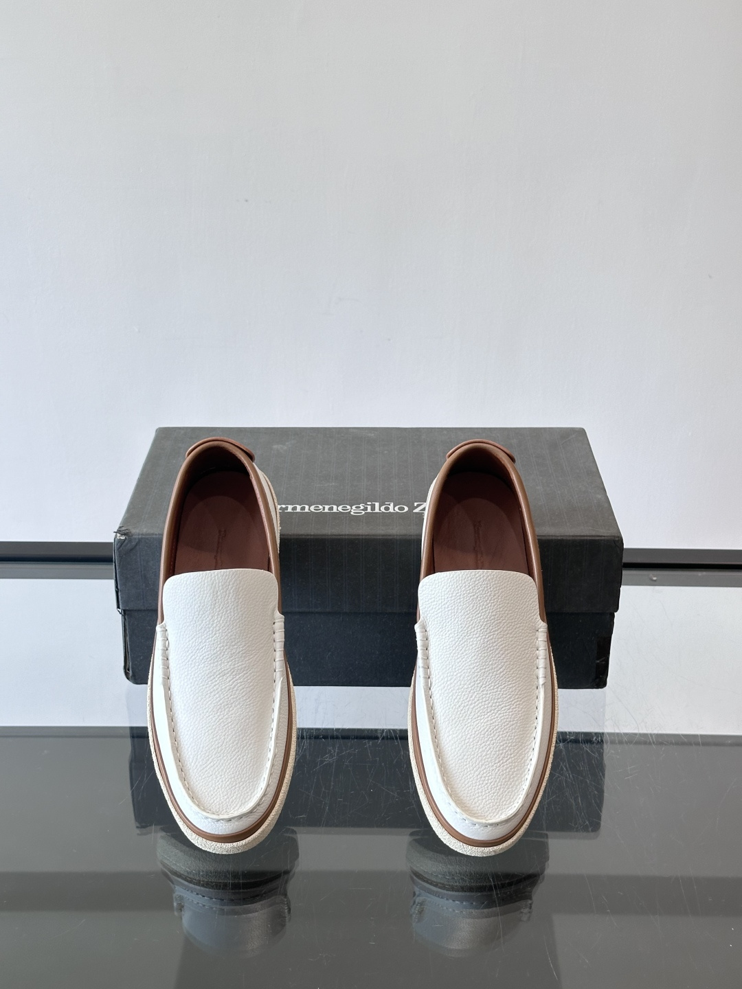 Zegna杰尼亚休闲乐福男鞋 👞！采用小牛皮面 羊皮内里及鞋垫 橡胶大底车线缝合空胶做法 面料柔软舒适又