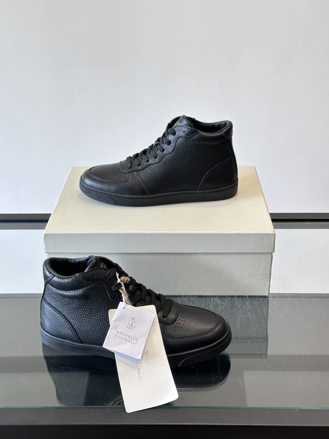 Brunello Cucinelli 男士高帮鞋意大利奢侈品牌Brunello Cucinelli出品，