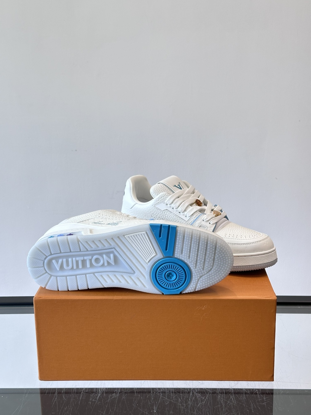 LV邮轮限定🚢这个配色太清爽了！路易威登x Tyler 联名款 驴牌 L家 压花 情侣👫款 休闲 运动鞋