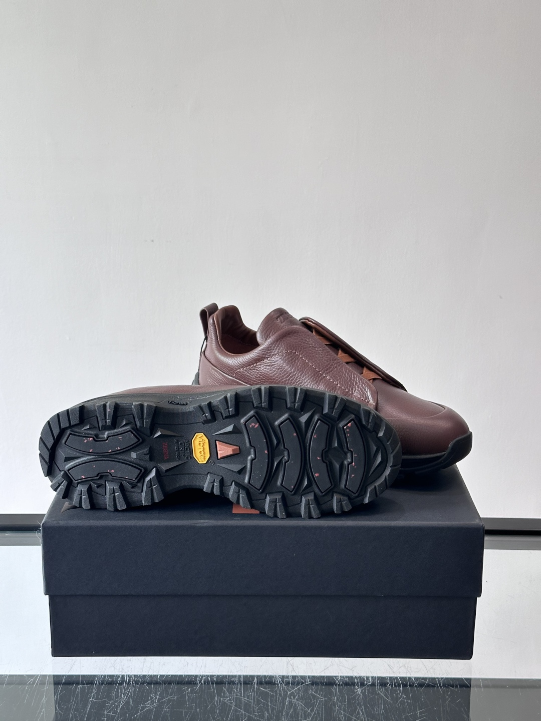 杰尼亚 TriPle Stitch™ Monte休闲鞋👟牛皮＋标志性三重交叉松紧，致敬手工缝制工艺。灵感