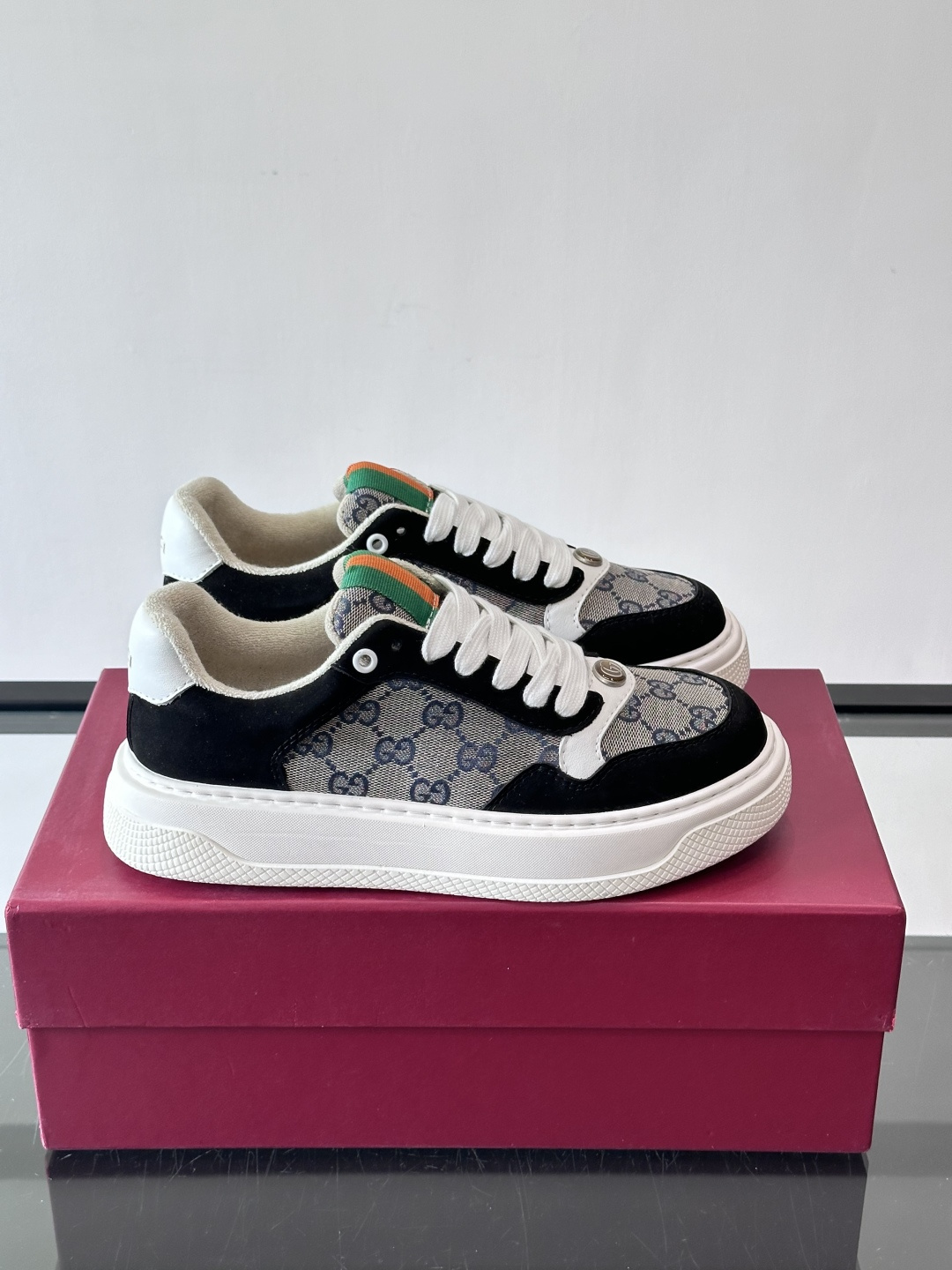 ◾️▫️Gucci男士厚底饼干鞋运动鞋，这款的舒适度真的很绝，超级轻便舒适百搭，👍必备单品，这款单品充满