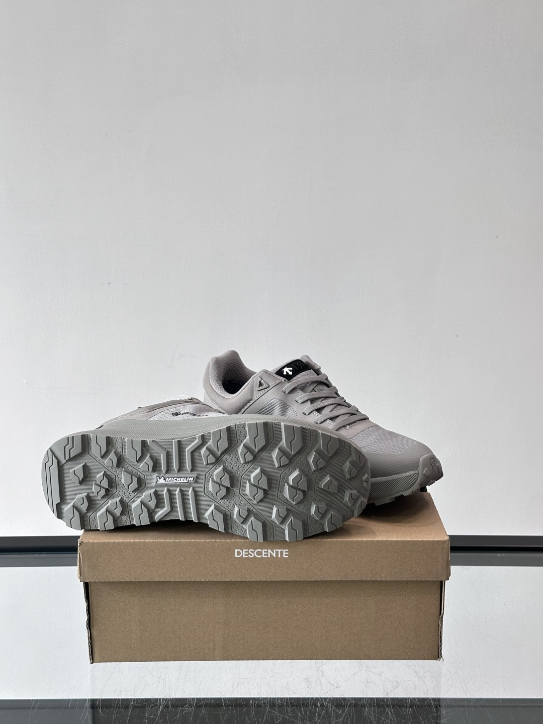 迪桑特DUALIS GTX休闲鞋，简约设计，GORE-TEX防水透气，米其林鞋底抓地力强又耐磨。鞋面网布