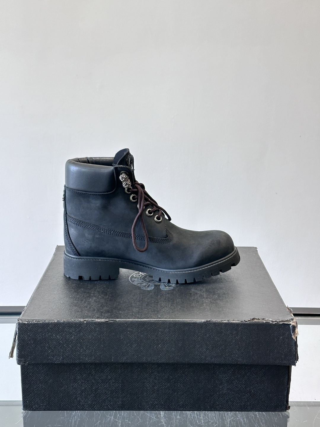 Chrome Hearts x Timberland联名大黄靴，经典10061款，双层牛皮革+黄色车线，