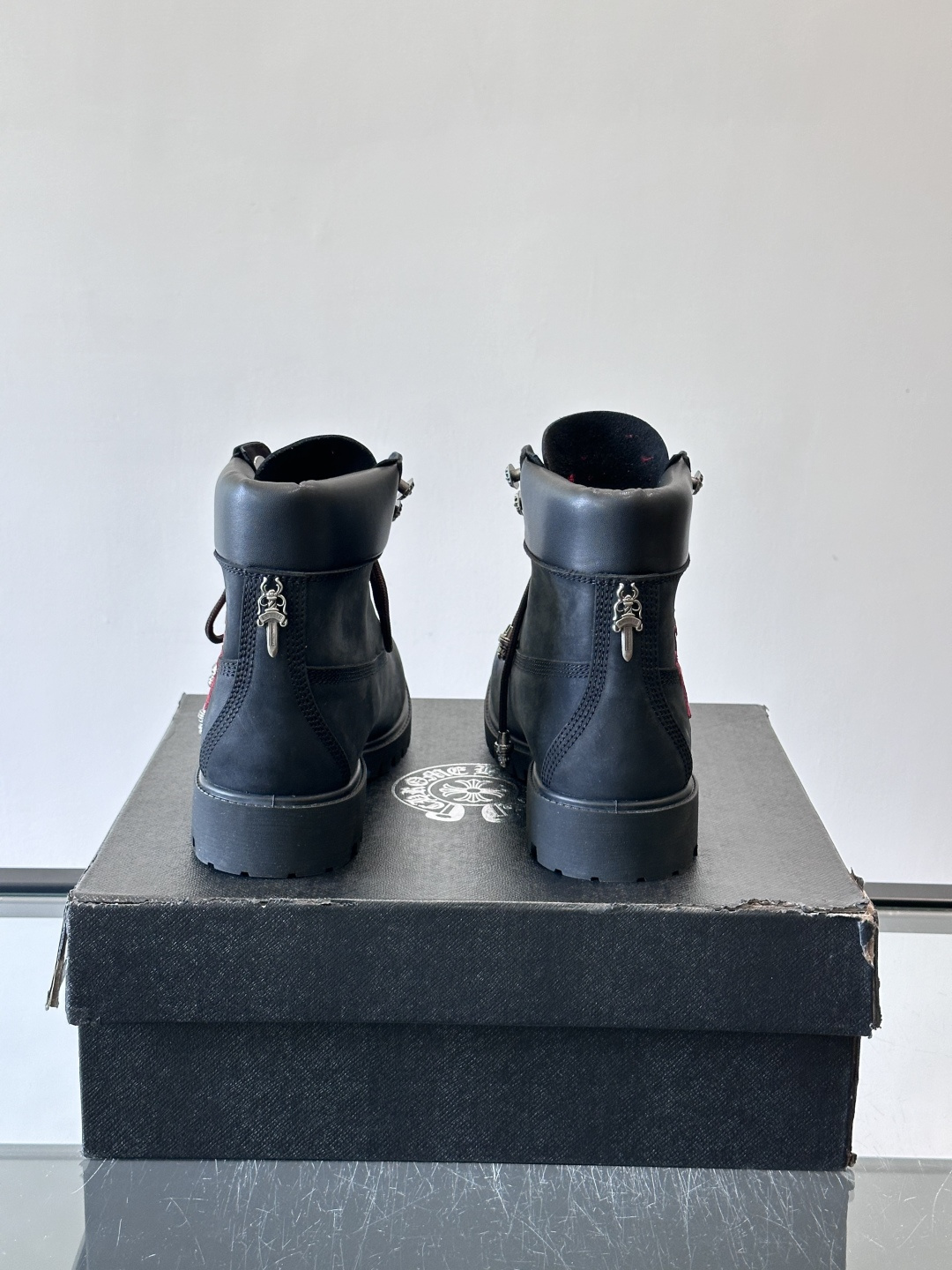 Chrome Hearts x Timberland联名大黄靴，经典10061款，双层牛皮革+黄色车线，