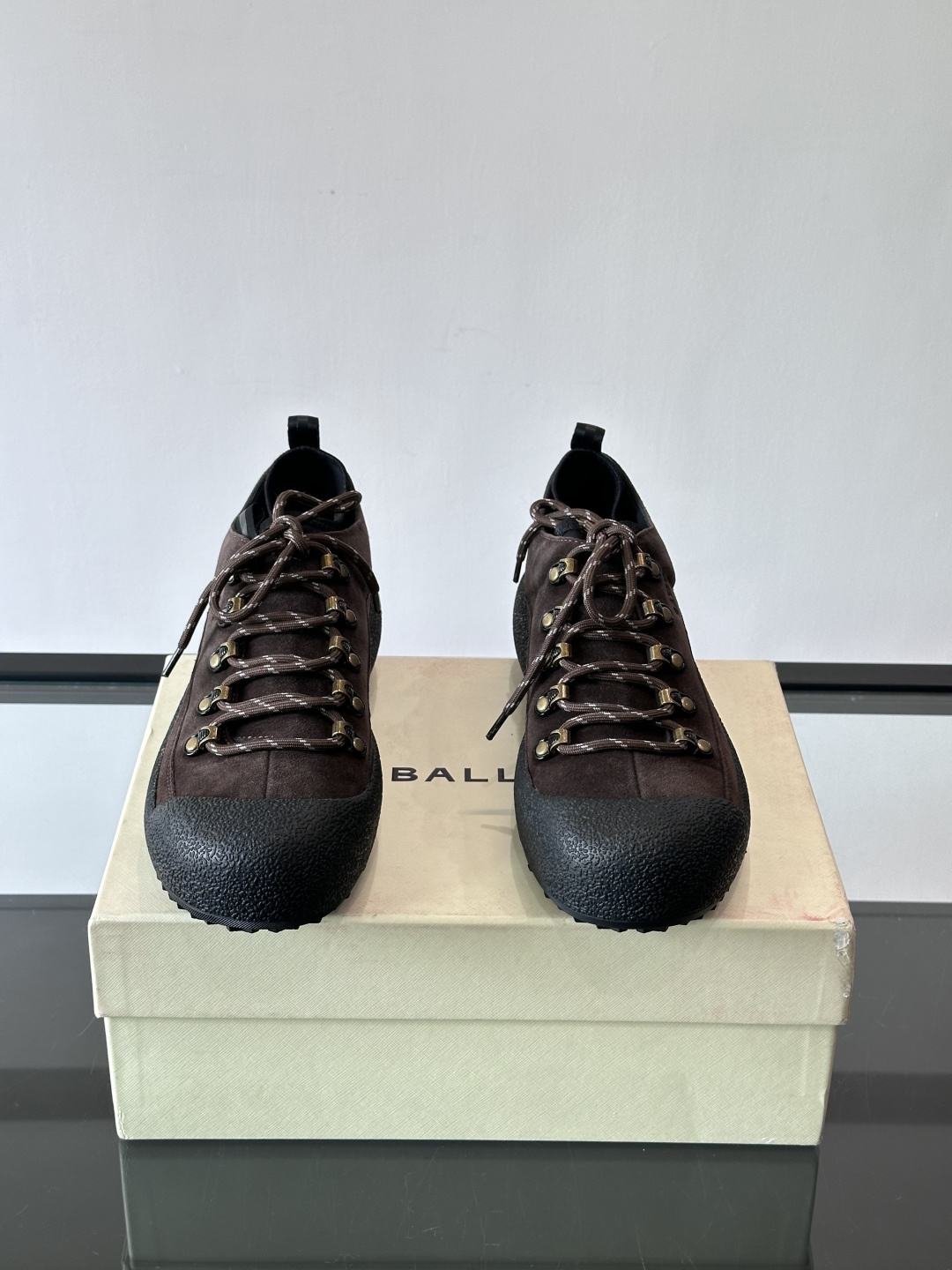 🖤BALLY Modular雪地靴，秋冬新品，采用雾面牛皮+小牛皮拼接，弹力织物鞋口，套脚or系带都OK