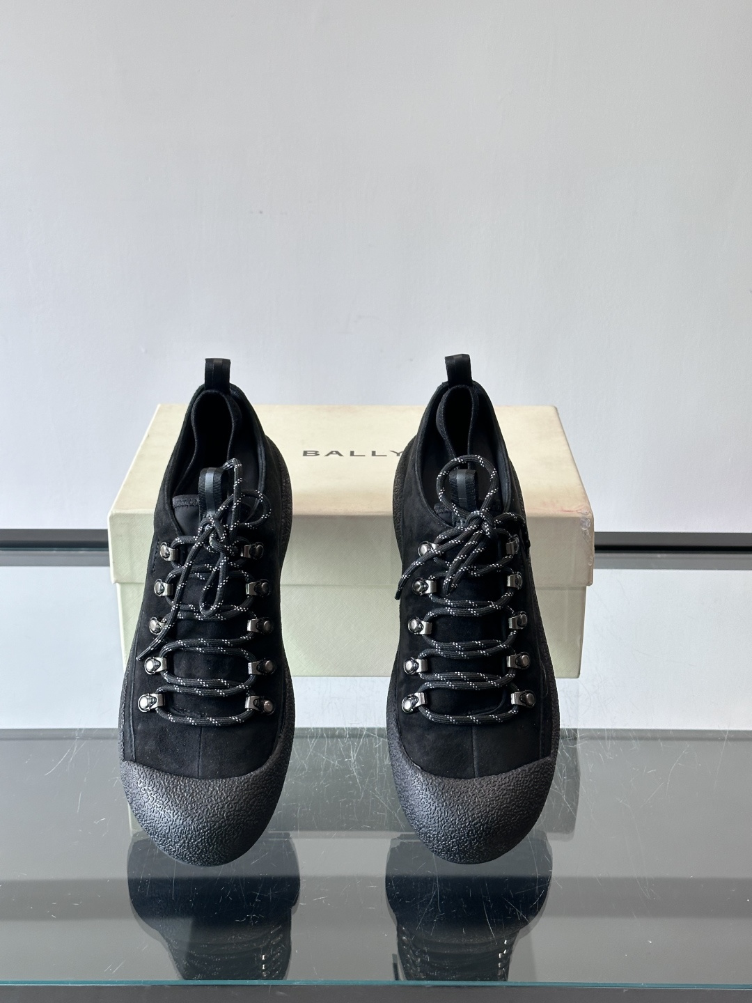 🖤BALLY Modular雪地靴，秋冬新品，采用雾面牛皮+小牛皮拼接，弹力织物鞋口，套脚or系带都OK