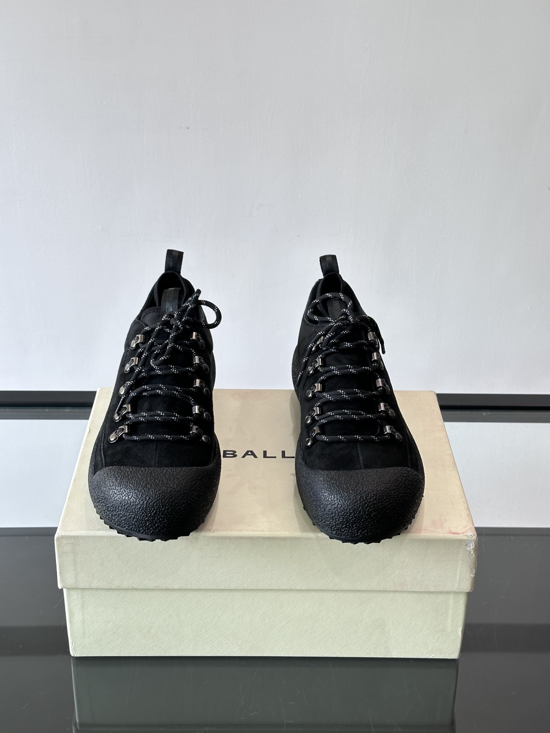 🖤BALLY Modular雪地靴，秋冬新品，采用雾面牛皮+小牛皮拼接，弹力织物鞋口，套脚or系带都OK