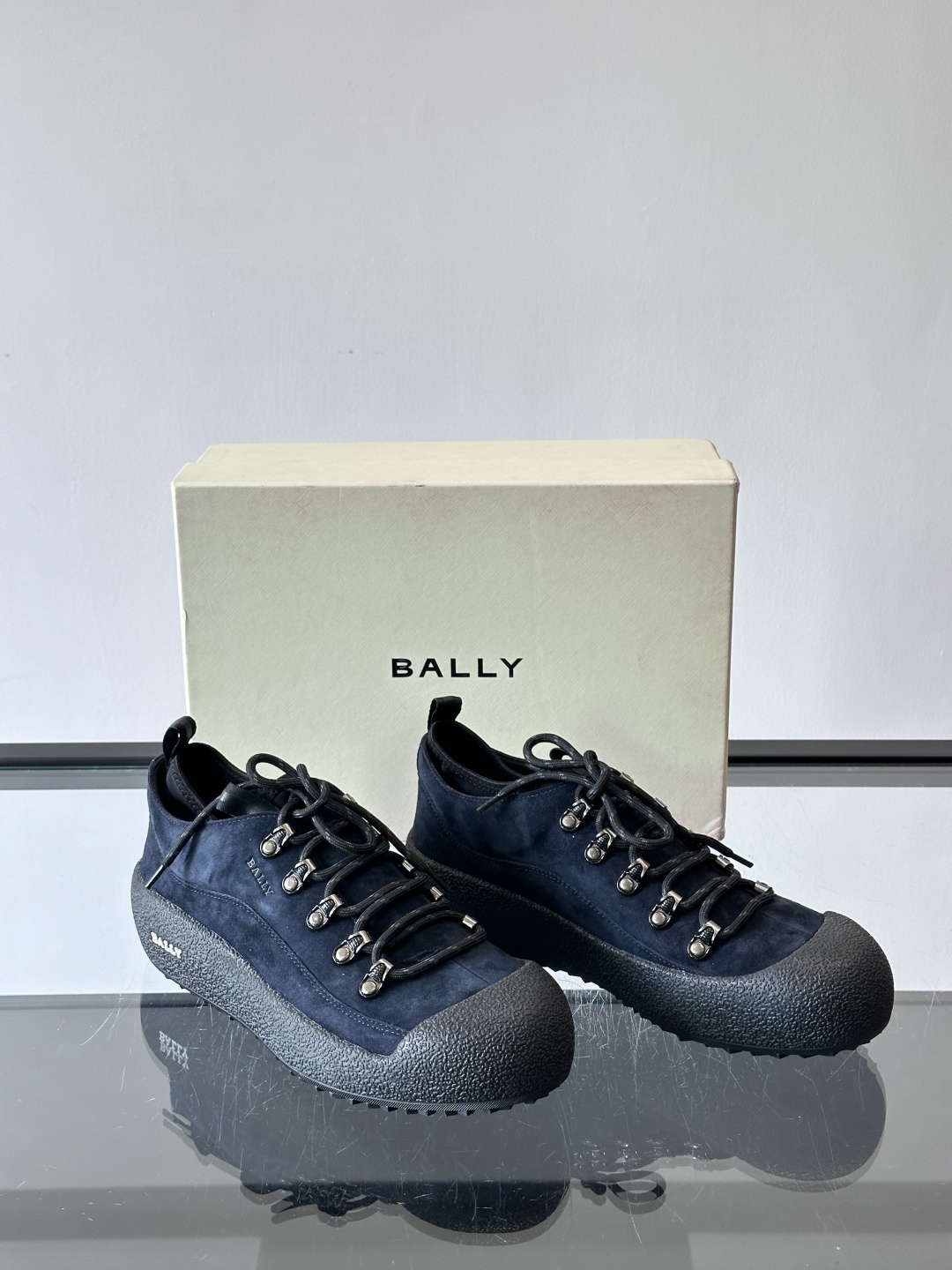 🖤BALLY Modular雪地靴，秋冬新品，采用雾面牛皮+小牛皮拼接，弹力织物鞋口，套脚or系带都OK
