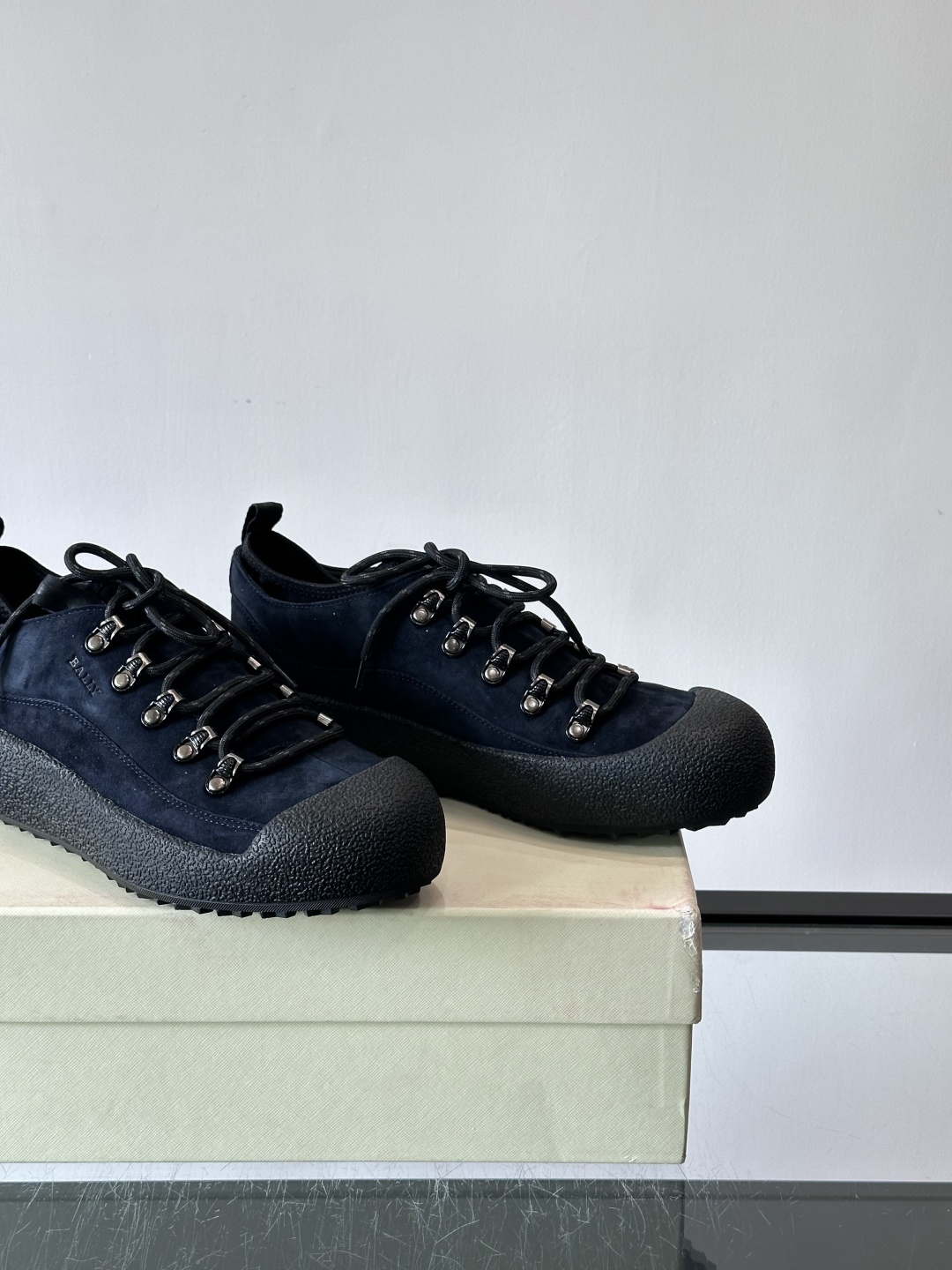 🖤BALLY Modular雪地靴，秋冬新品，采用雾面牛皮+小牛皮拼接，弹力织物鞋口，套脚or系带都OK