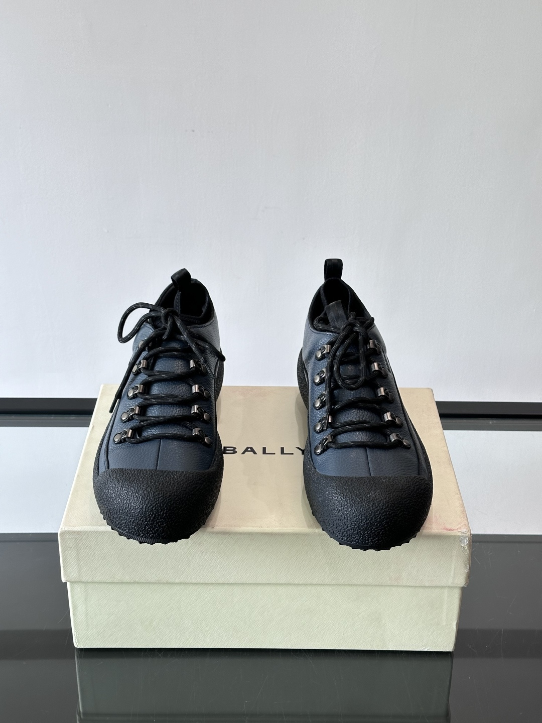 🖤BALLY Modular雪地靴，秋冬新品，采用雾面牛皮+小牛皮拼接，弹力织物鞋口，套脚or系带都OK