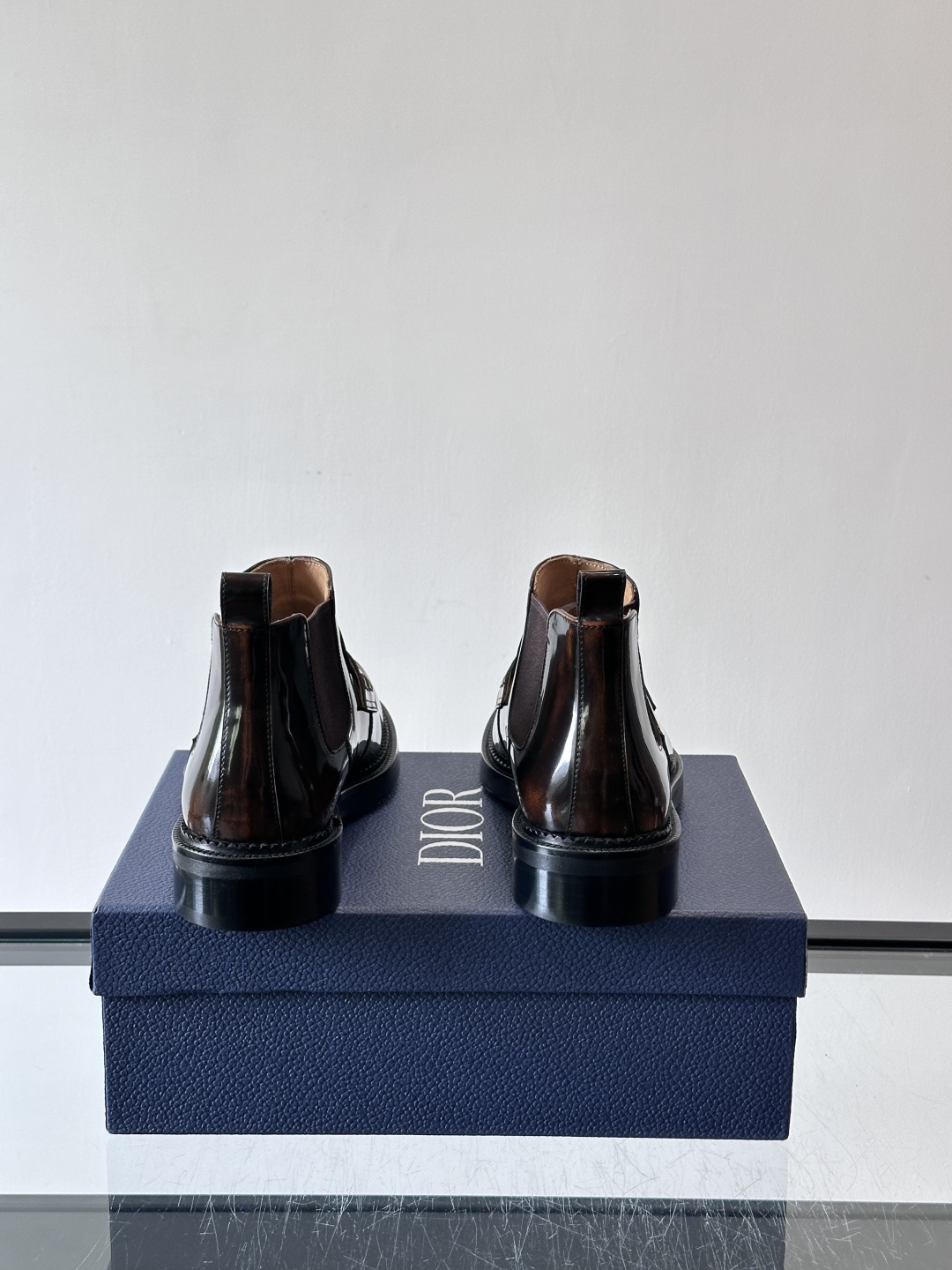 ◾️▫️Dio～r奢品男士高帮靴，纯手工制作，内外均为进口头层牛皮，高端精品精湛工艺，意大利进口双层真皮