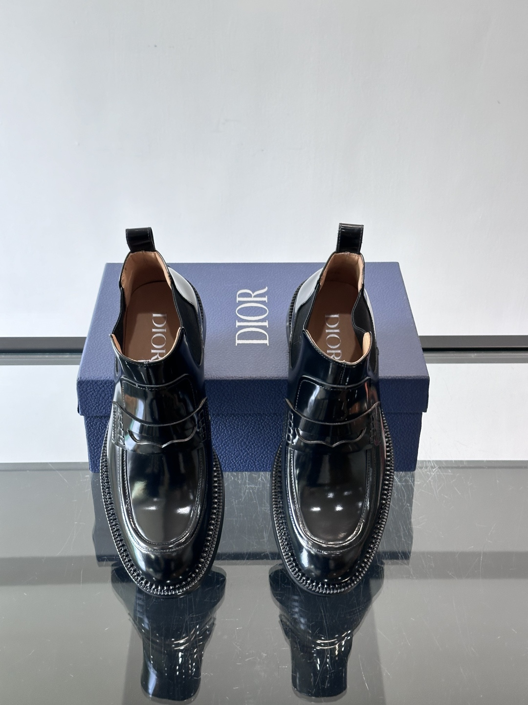 ◾️▫️Dio～r奢品男士高帮靴，纯手工制作，内外均为进口头层牛皮，高端精品精湛工艺，意大利进口双层真皮