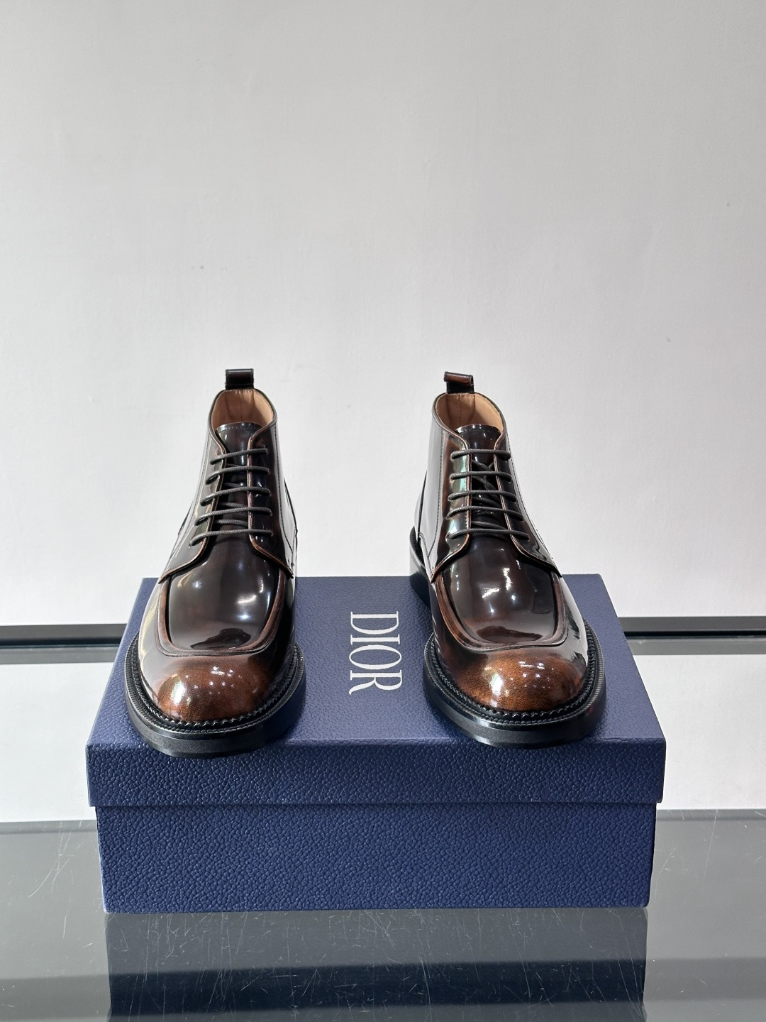 ◾️▫️Dio～r奢品男士高帮靴，纯手工制作，内外均为进口头层牛皮，高端精品精湛工艺，意大利进口双层真皮