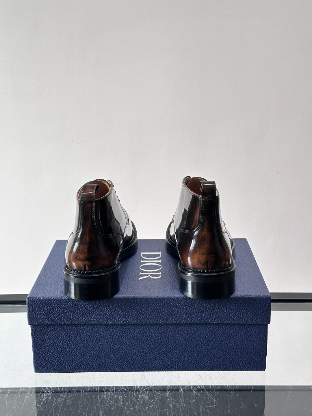 ◾️▫️Dio～r奢品男士高帮靴，纯手工制作，内外均为进口头层牛皮，高端精品精湛工艺，意大利进口双层真皮
