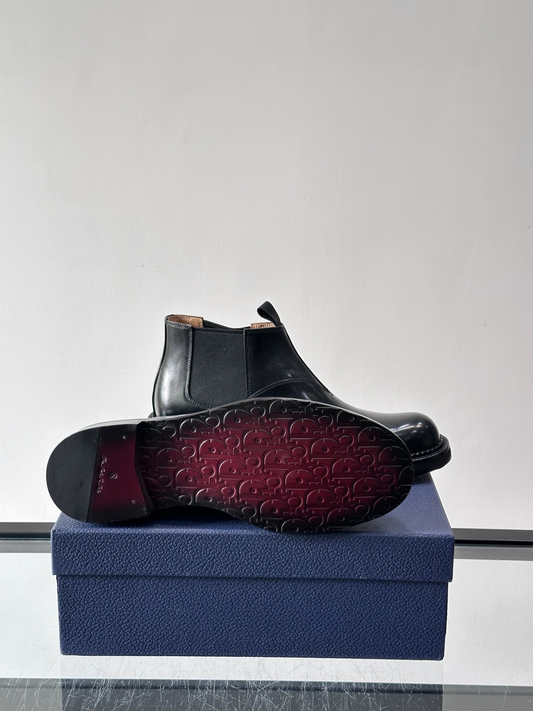 ◾️▫️Dio～r奢品男士高帮靴，纯手工制作，内外均为进口头层牛皮，高端精品精湛工艺，意大利进口双层真皮