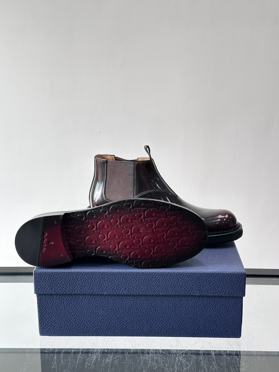 ◾️▫️Dio～r奢品男士高帮靴，纯手工制作，内外均为进口头层牛皮，高端精品精湛工艺，意大利进口双层真皮