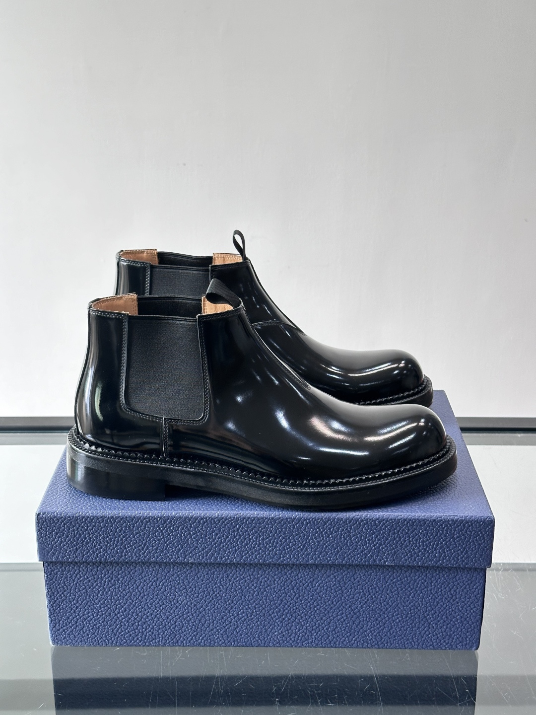 ◾️▫️Dio～r奢品男士高帮靴，纯手工制作，内外均为进口头层牛皮，高端精品精湛工艺，意大利进口双层真皮