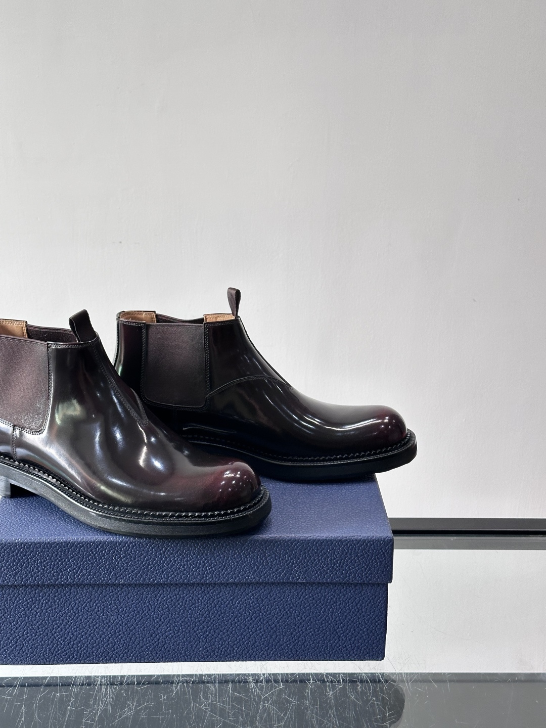 ◾️▫️Dio～r奢品男士高帮靴，纯手工制作，内外均为进口头层牛皮，高端精品精湛工艺，意大利进口双层真皮