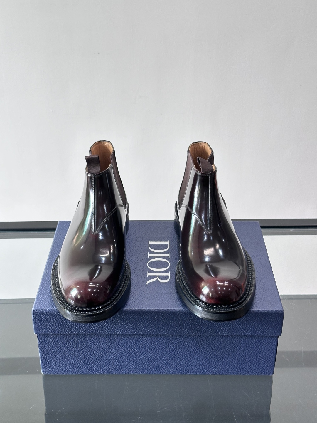 ◾️▫️Dio～r奢品男士高帮靴，纯手工制作，内外均为进口头层牛皮，高端精品精湛工艺，意大利进口双层真皮