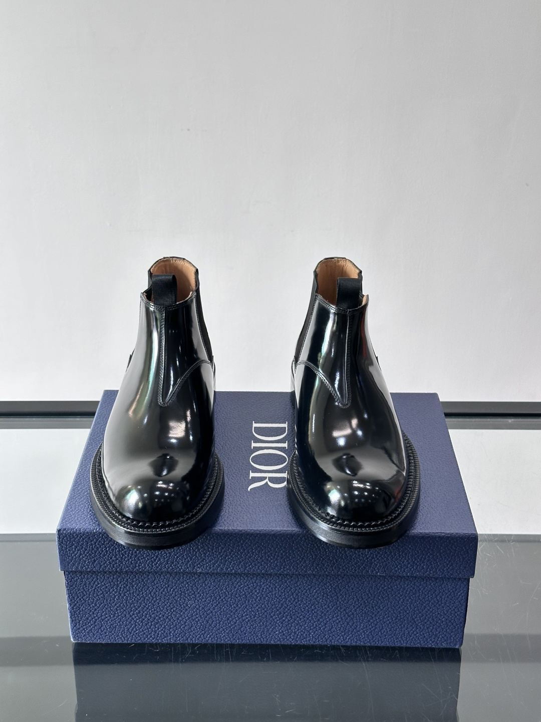 ◾️▫️Dio～r奢品男士高帮靴，纯手工制作，内外均为进口头层牛皮，高端精品精湛工艺，意大利进口双层真皮