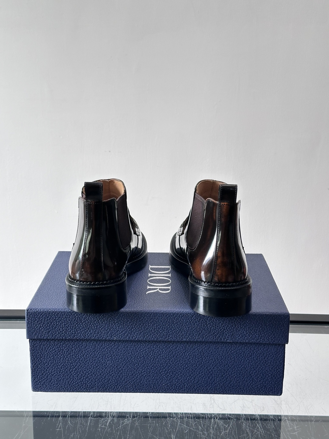 ◾️▫️Dio～r奢品男士高帮靴，纯手工制作，内外均为进口头层牛皮，高端精品精湛工艺，意大利进口双层真皮