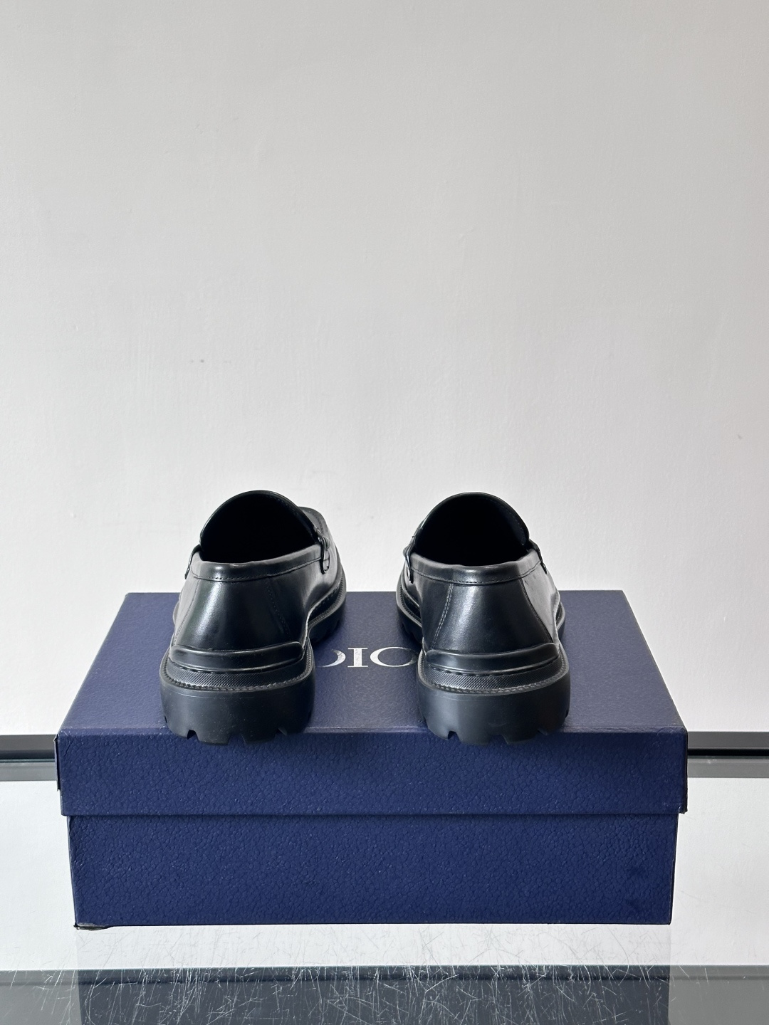 Dior 2026春季男士德比鞋，黑色皮革+Oblique印花拼接，细节满分！厚底橡胶鞋底，防滑又舒适，