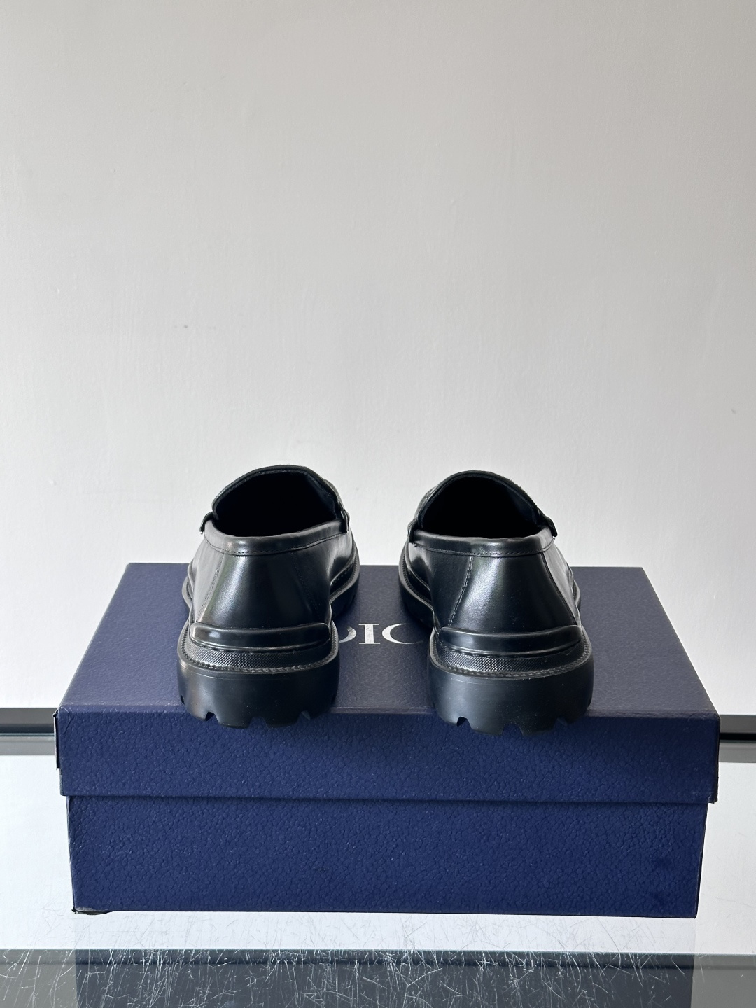 Dior 2026春季男士德比鞋，黑色皮革+Oblique印花拼接，细节满分！厚底橡胶鞋底，防滑又舒适，