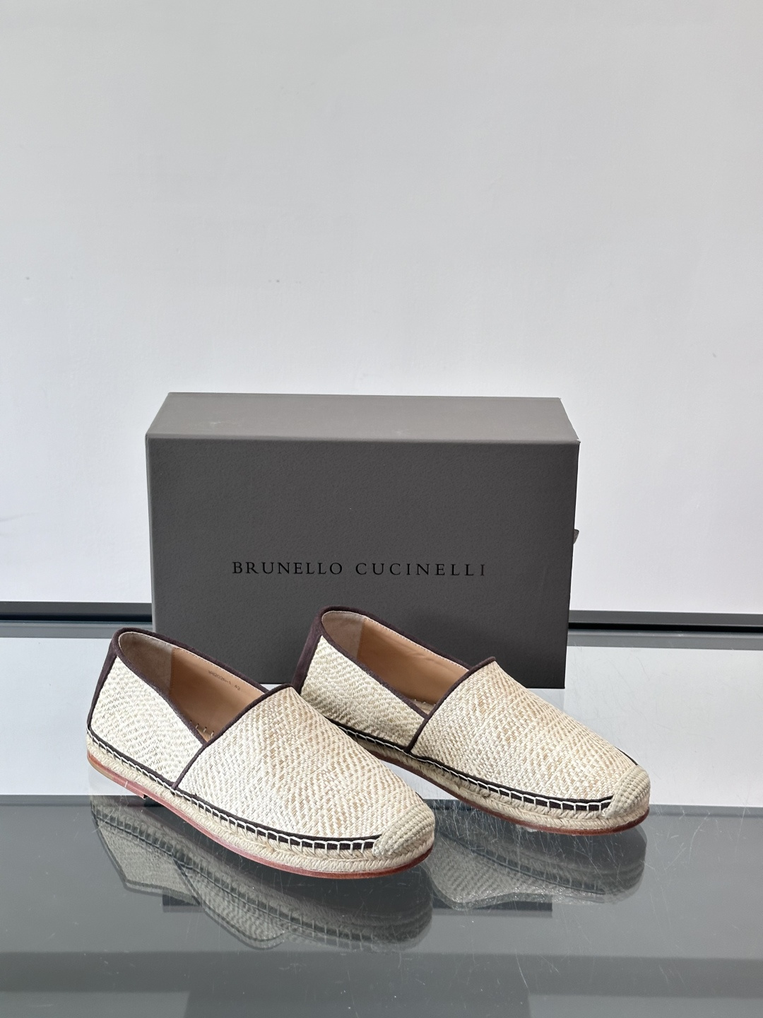 Brunello Cucinelli 草编乐福鞋​​🌿意大利奢侈品牌Brunello Cucinelli