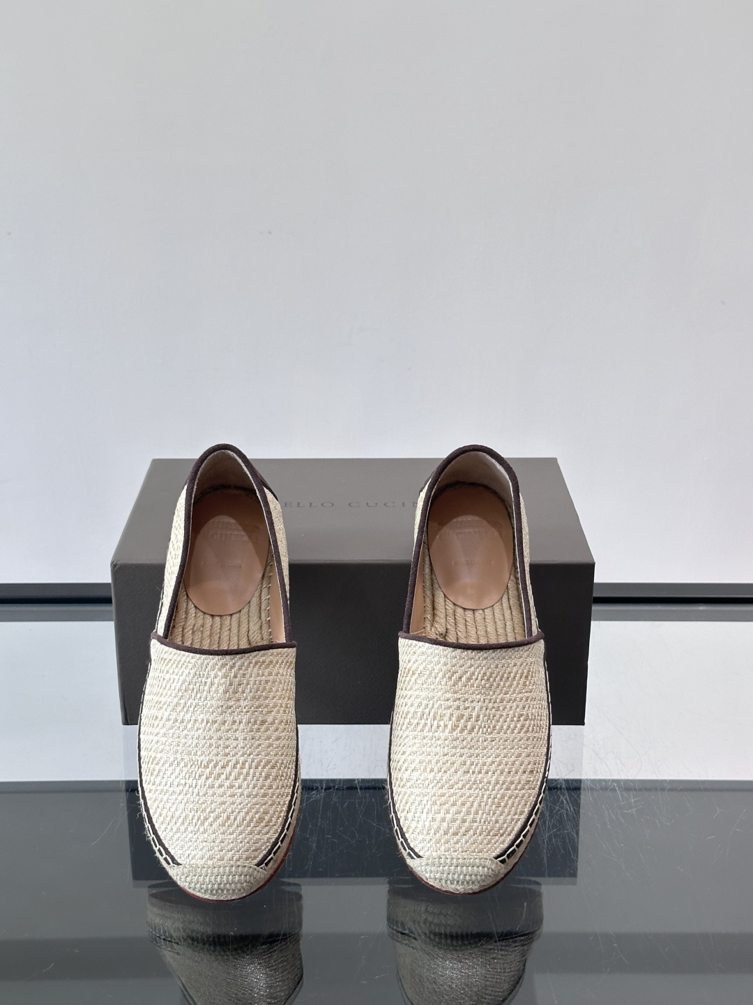 Brunello Cucinelli 草编乐福鞋​​🌿意大利奢侈品牌Brunello Cucinelli