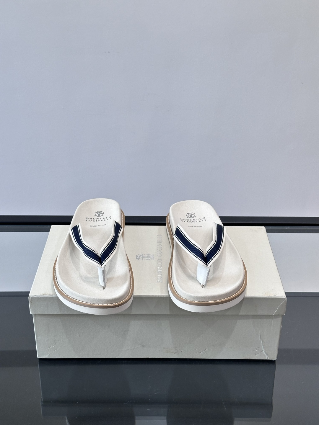 Brunello Cucinelli 男士人字拖​​👞意大利奢侈品牌Brunello Cucinelli