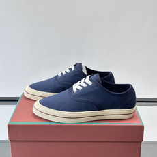 Loro Piana Nantucket Walk帆布鞋,帆布+白色鞋带,简约低调,真皮中底+橡胶鞋底, Loro Piana Nantucket Walk帆布鞋,帆布+白色鞋带,简约低调,真皮中底+橡胶鞋底,