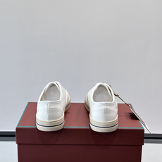Loro Piana Nantucket Walk帆布鞋,帆布+白色鞋带,简约低调,真皮中底+橡胶鞋底, Loro Piana Nantucket Walk帆布鞋,帆布+白色鞋带,简约低调,真皮中底+橡胶鞋底,