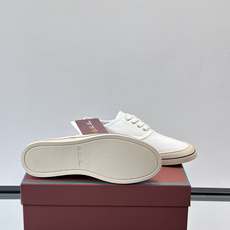 Loro Piana Nantucket Walk帆布鞋,帆布+白色鞋带,简约低调,真皮中底+橡胶鞋底, Loro Piana Nantucket Walk帆布鞋,帆布+白色鞋带,简约低调,真皮中底+橡胶鞋底,