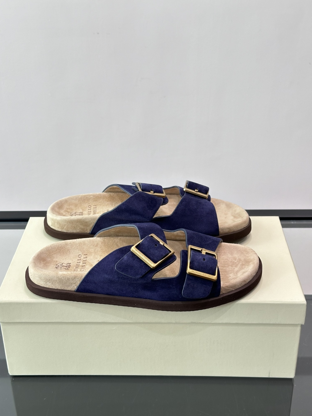 Brunello Cucinelli 男士勃肯凉拖​​💜意大利奢侈品牌Brunello Cucinell