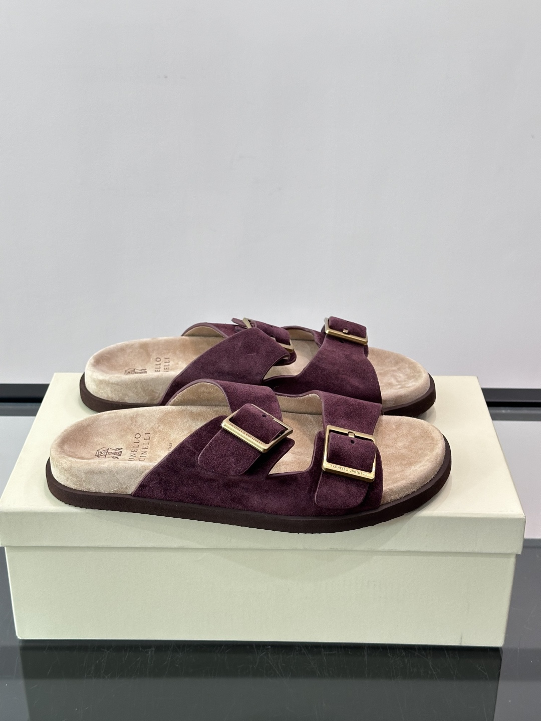 Brunello Cucinelli 男士勃肯凉拖​​💜意大利奢侈品牌Brunello Cucinell