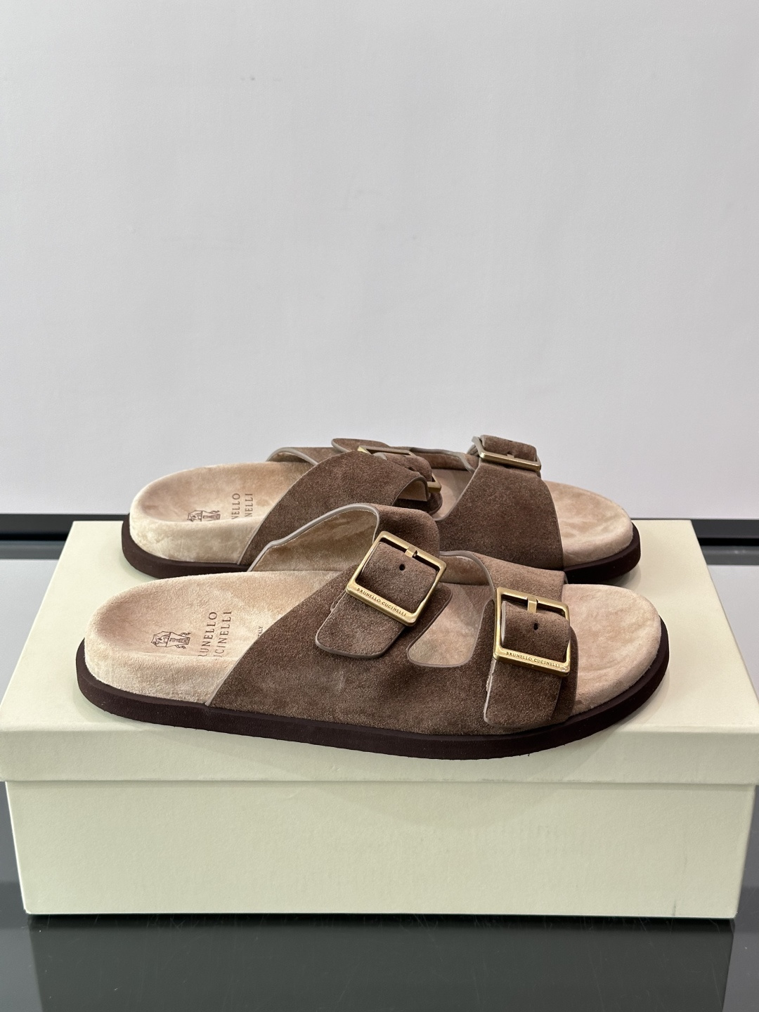 Brunello Cucinelli 男士勃肯凉拖​​💜意大利奢侈品牌Brunello Cucinell