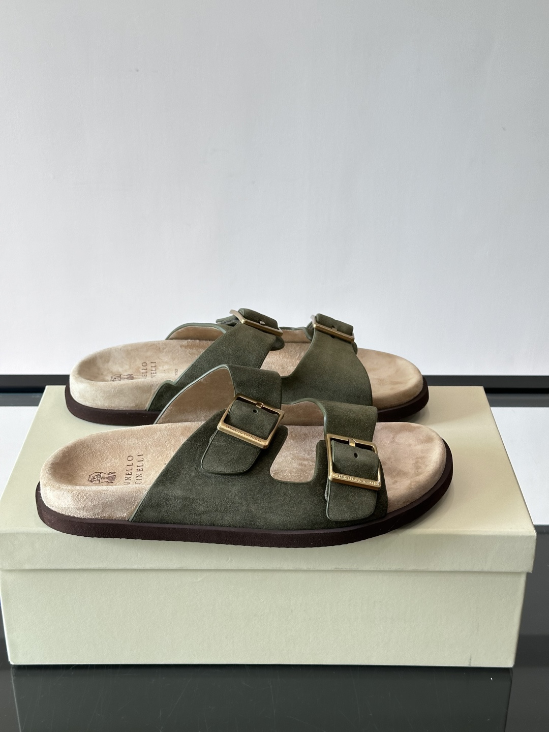 Brunello Cucinelli 男士勃肯凉拖​​💜意大利奢侈品牌Brunello Cucinell