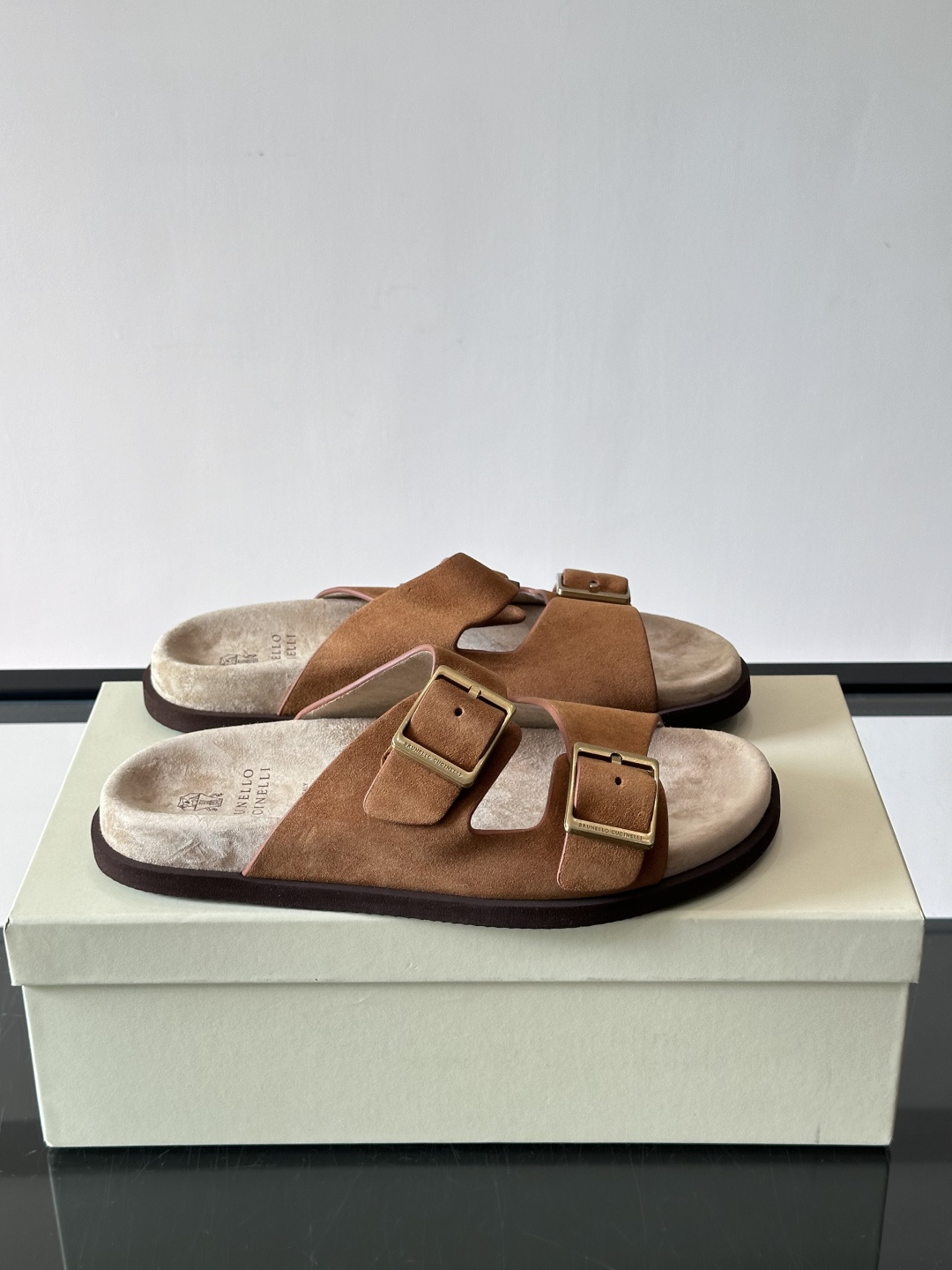 Brunello Cucinelli 男士勃肯凉拖​​💜意大利奢侈品牌Brunello Cucinell
