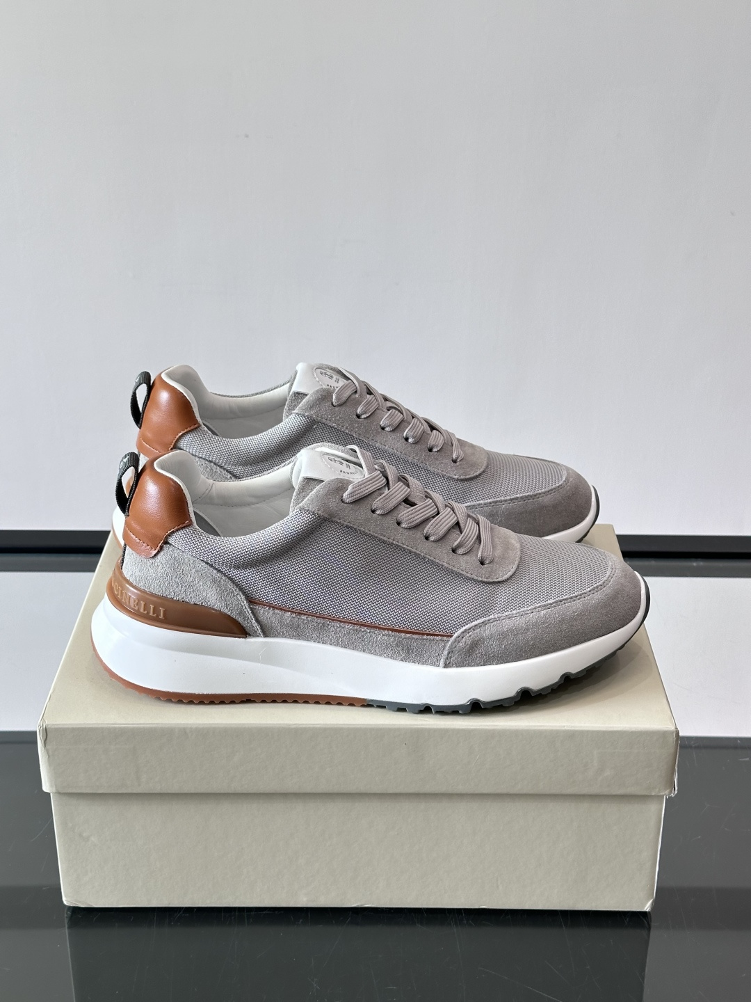 Brunello Cucinelli 网眼休闲鞋​​👟意大利奢侈品牌Brunello Cucinelli