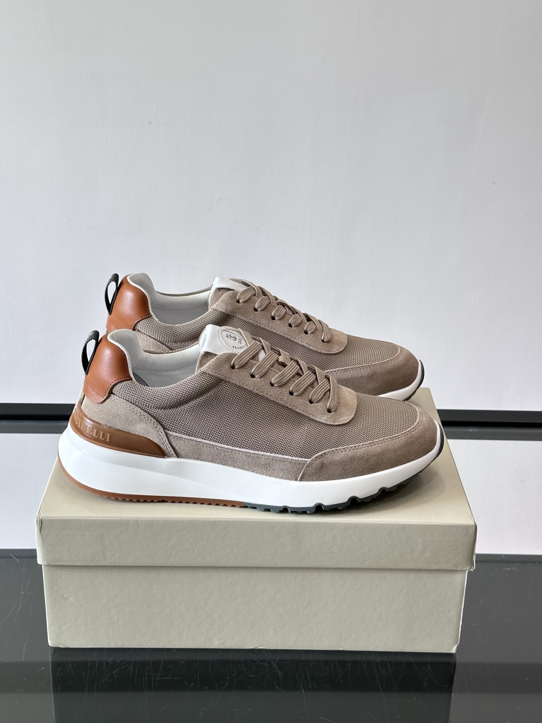 Brunello Cucinelli 网眼休闲鞋​​👟意大利奢侈品牌Brunello Cucinelli