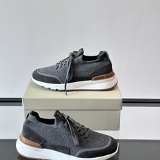 Brunello Cucinelli 新款拼色运动板男鞋 此款运动鞋面料采用进口飞织,春夏穿着舒适透气, Brunello Cucinelli 新款拼色运动板男鞋 此款运动鞋面料采用进口飞织,春夏穿着舒适透气,