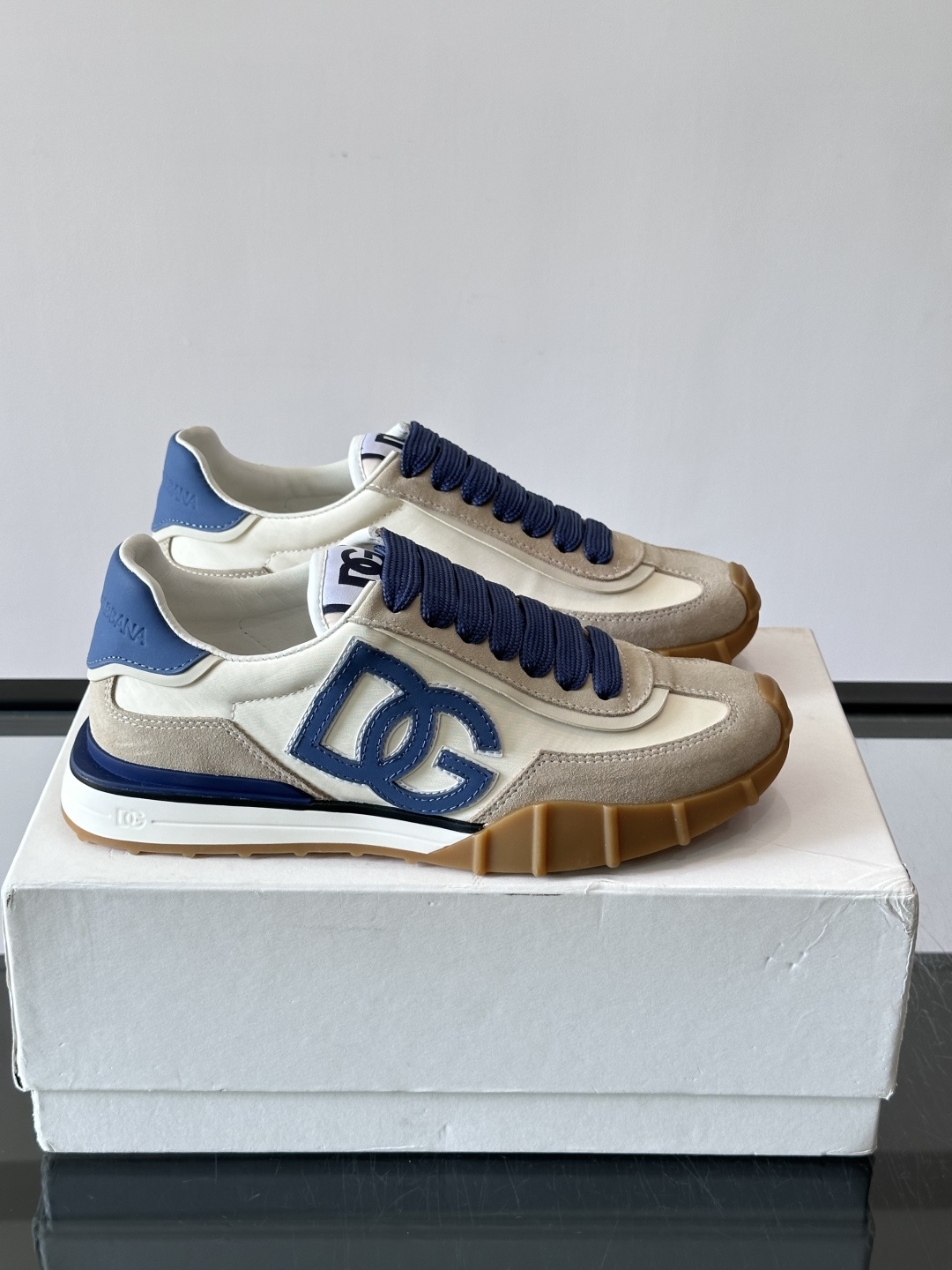 Dolce & Gabbana Cushion运动鞋​​👟杜嘉班纳Cushion系列运动鞋，网面+颜色拼