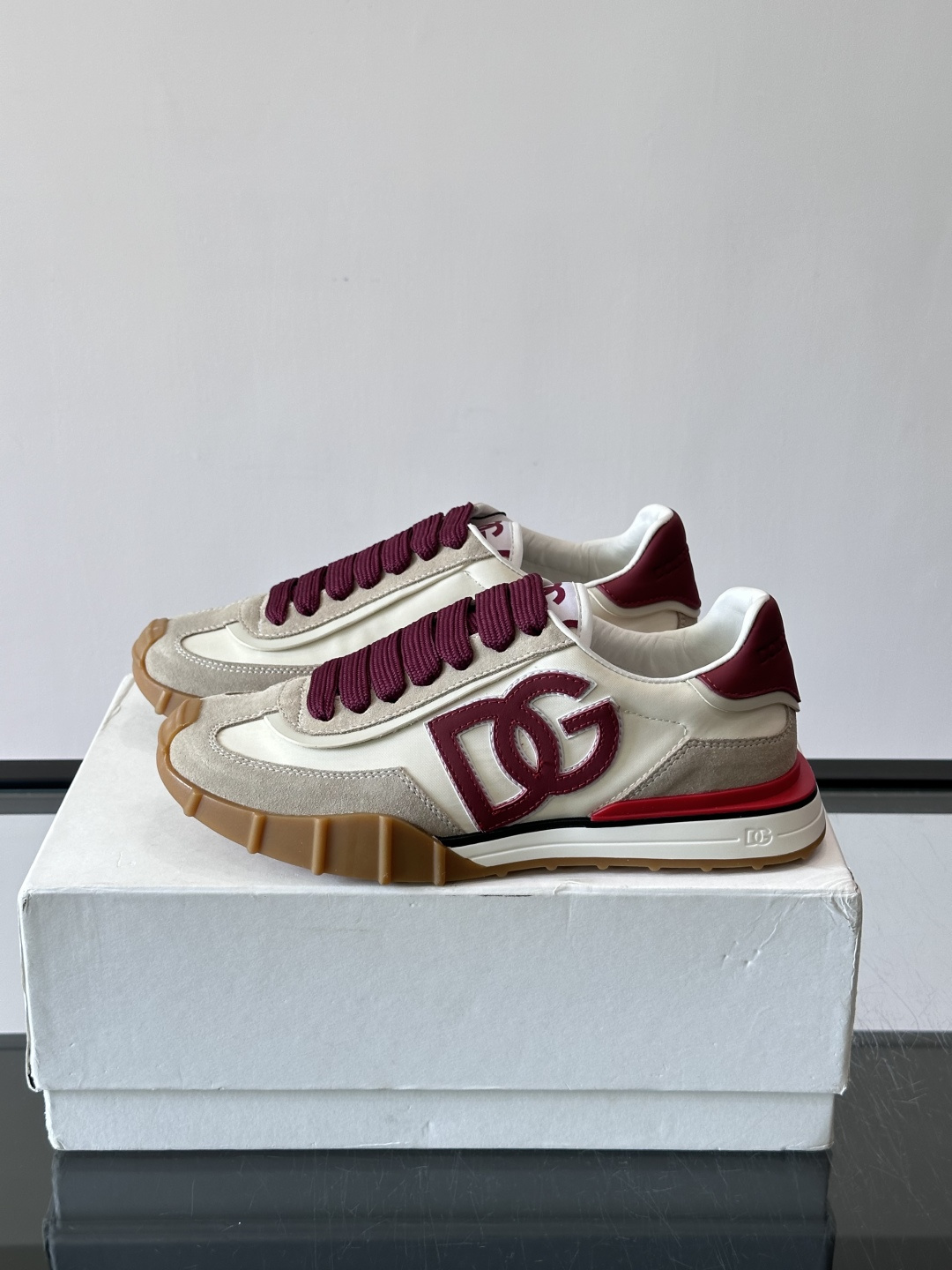 Dolce & Gabbana Cushion运动鞋​​👟杜嘉班纳Cushion系列运动鞋，网面+颜色拼