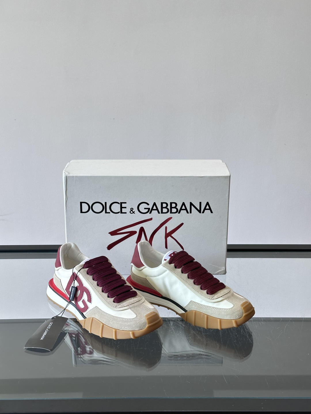 Dolce & Gabbana Cushion运动鞋​​👟杜嘉班纳Cushion系列运动鞋，网面+颜色拼
